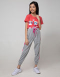 Nevada Kids Jogger Knit Misty Side Tape Pink