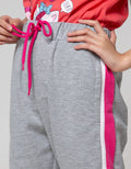 Nevada Kids Jogger Knit Misty Side Tape Pink