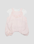 Pipiniko Heart Print Overall Set Anak Perempuan