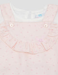 Pipiniko Heart Print Overall Set Anak Perempuan
