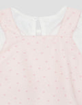 Pipiniko Heart Print Overall Set Anak Perempuan