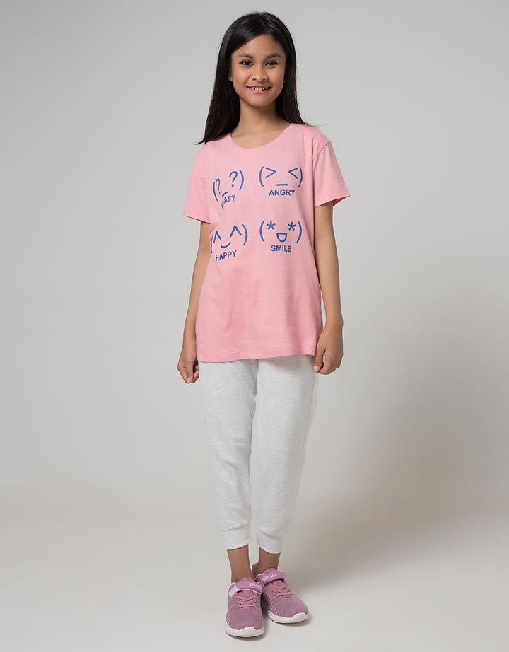 Nevada Kids Short Sleeve T-Shirt 4 Emojis