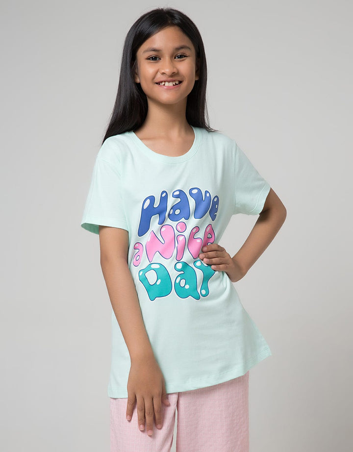 Nevada Kids Short Sleeve T-Shirt Have A Nice Day