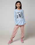 Nevada Kids Long Sleeve T-Shirt Prt Love Girls