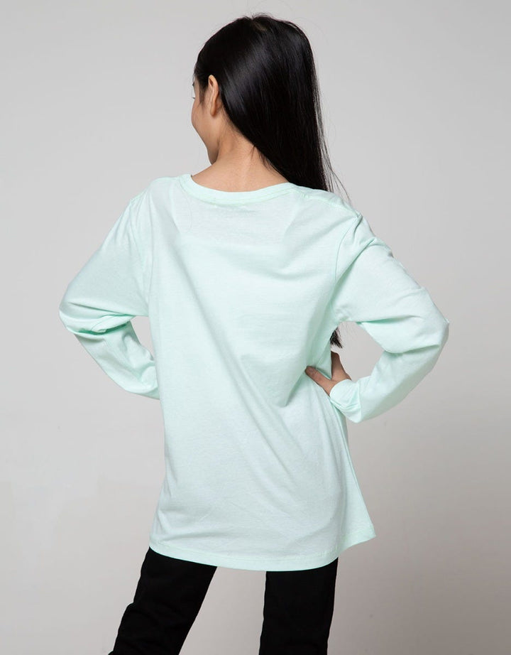 Nevada Kids Long Sleeve Photoprint Girl Power T-Shirt