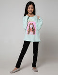 Nevada Kids Long Sleeve Photoprint Girl Power T-Shirt