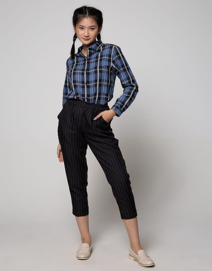 Nevada Long Pants Chino Stripe Semi Hemp