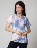 T Zone Short Sleeve T-Shirt Tiedye Non Raglan Basic