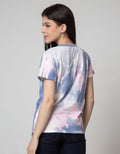 T Zone Short Sleeve T-Shirt Tiedye Non Raglan Basic