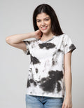 T Zone Short Sleeve T-Shirt Tiedye Non Raglan Basic