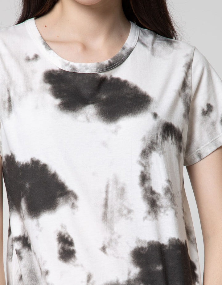 T Zone Short Sleeve T-Shirt Tiedye Non Raglan Basic