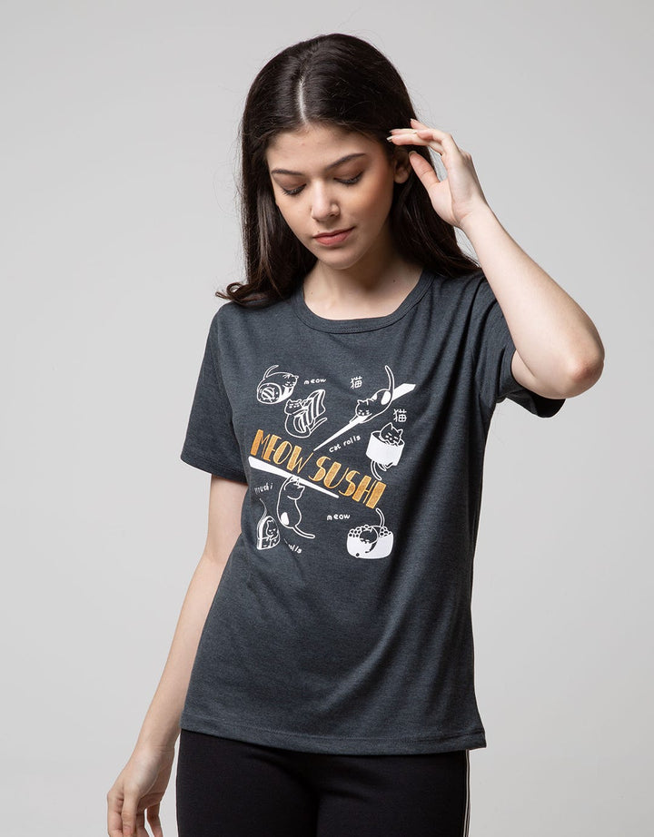 T Zone Short Sleeve T-Shirt Cartoon Non Raglan Cute