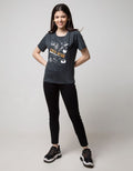 T Zone Short Sleeve T-Shirt Cartoon Non Raglan Cute
