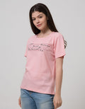 T Zone Short Sleeve T-Shirt Wording Non Raglan Sporty