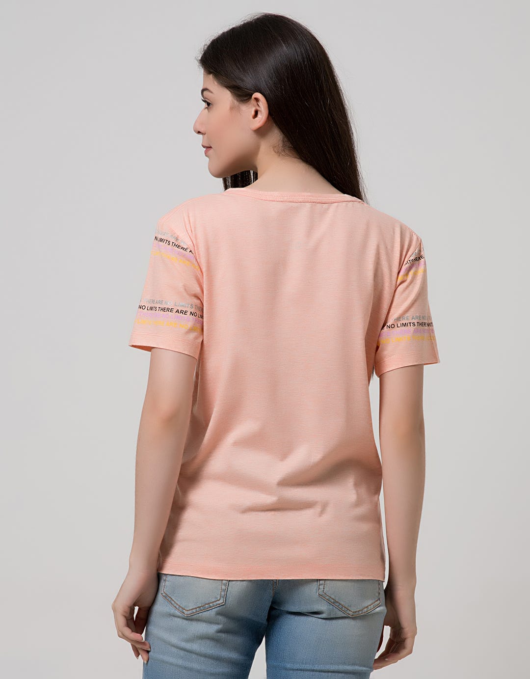 T Zone Short Sleeve T-Shirt Wording Non Raglan Sporty