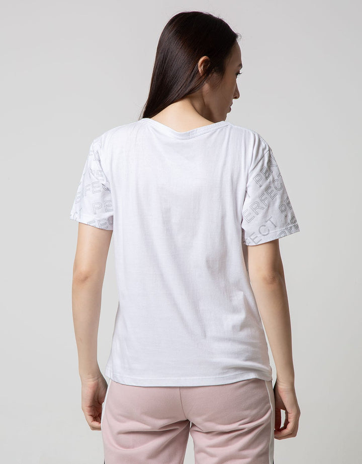 T Zone T-Shirt Wording Non Raglan Sporty