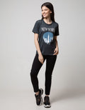T Zone Short Sleeve T-Shirt Photoprint Non Raglan Sporty