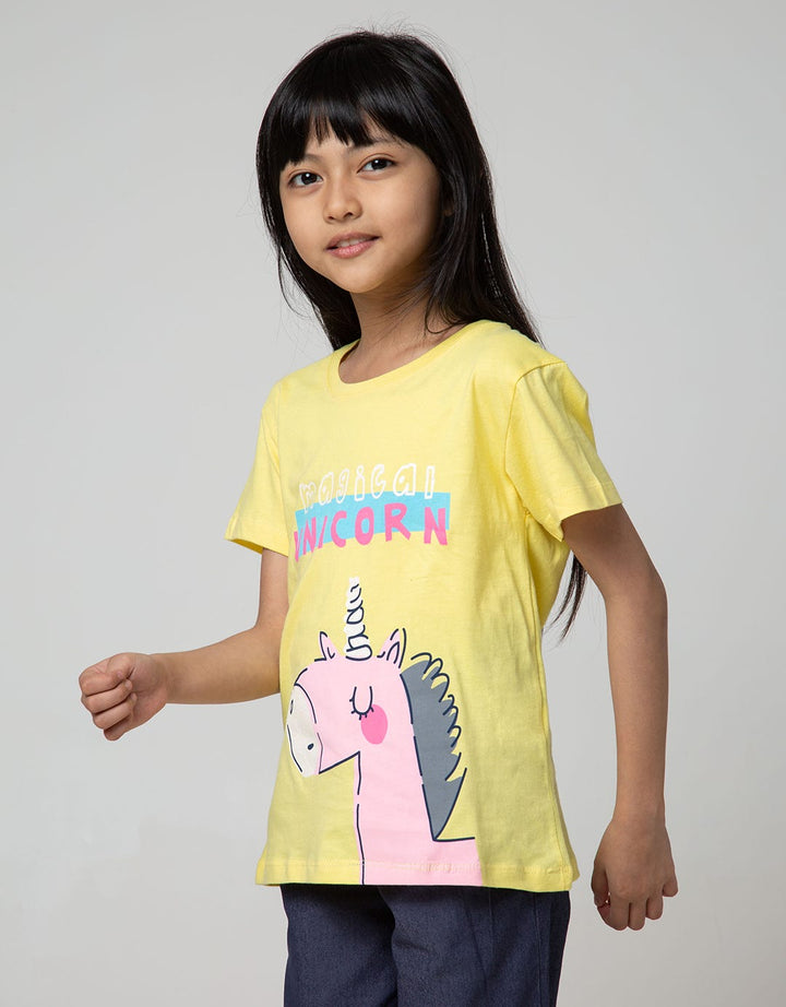 Little M Short Sleeve Magical Unicorn T-Shirt
