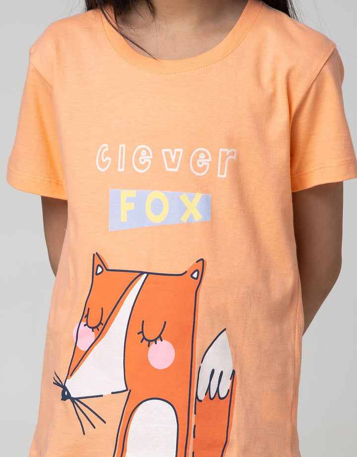 Little M Short Sleeve T-Shirt Clever Fox