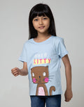 Little M Short Sleeve T-Shirt Cute Kitty