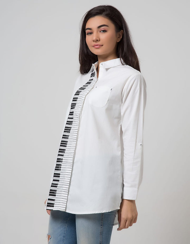 Nevada Long Sleeve Piano Tunic