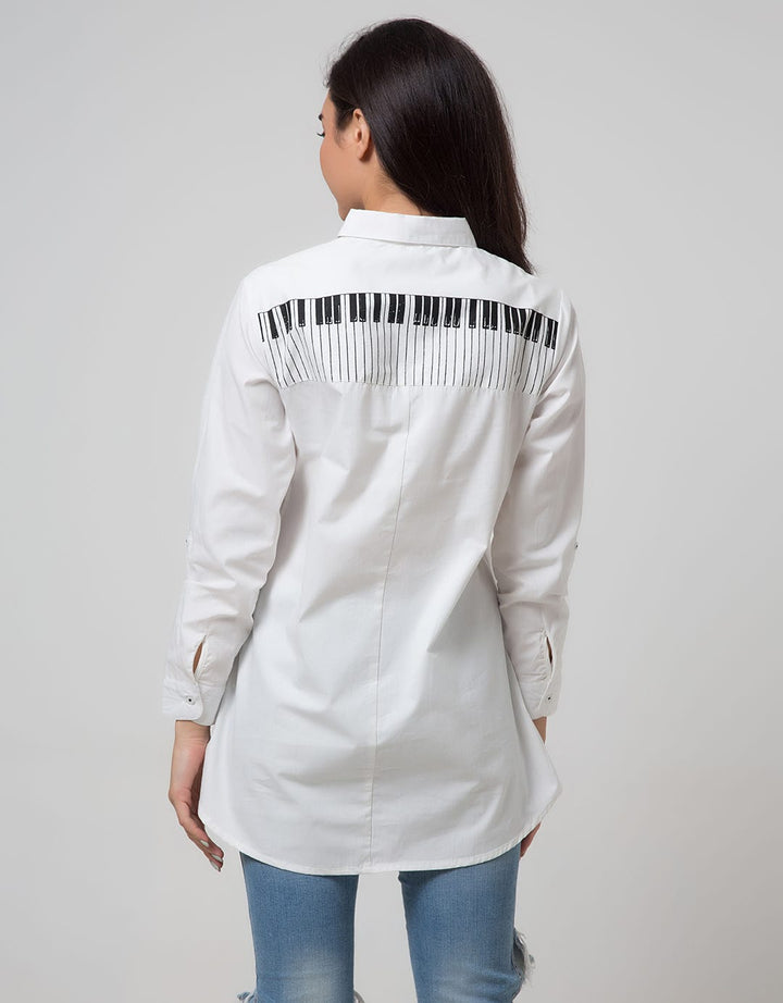Nevada Long Sleeve Piano Tunic