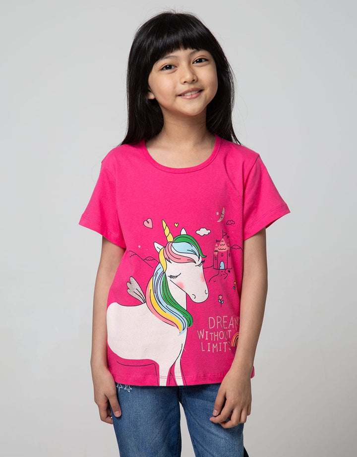 Little M Short Sleeve Unicorn Dream T-Shirt