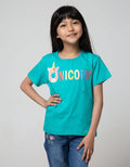 Little M Short Sleeve T-Shirt Unicorn Typography