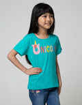 Little M Short Sleeve T-Shirt Unicorn Typography