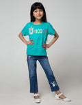 Little M Short Sleeve T-Shirt Unicorn Typography