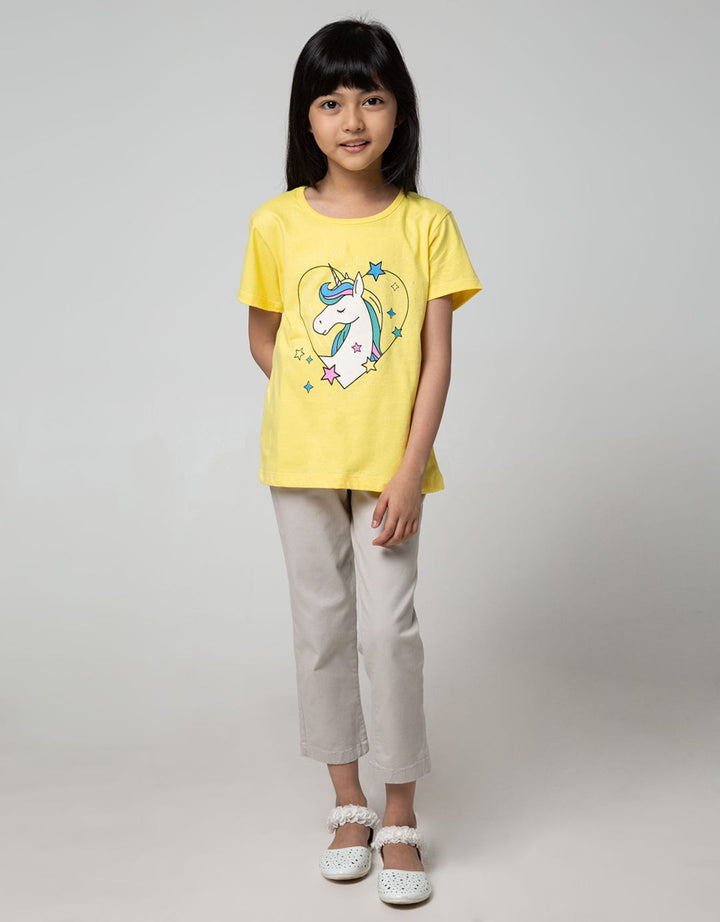 Little M Short Sleeve T-Shirt Unicorns In Love