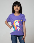 Little M Short Sleeve T-Shirt Unicorn Stars