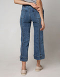 Nevada Denim Long Pants Fashion Kulot High Waist