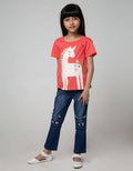 Little M Short Sleeve Unicorn Bird T-Shirt