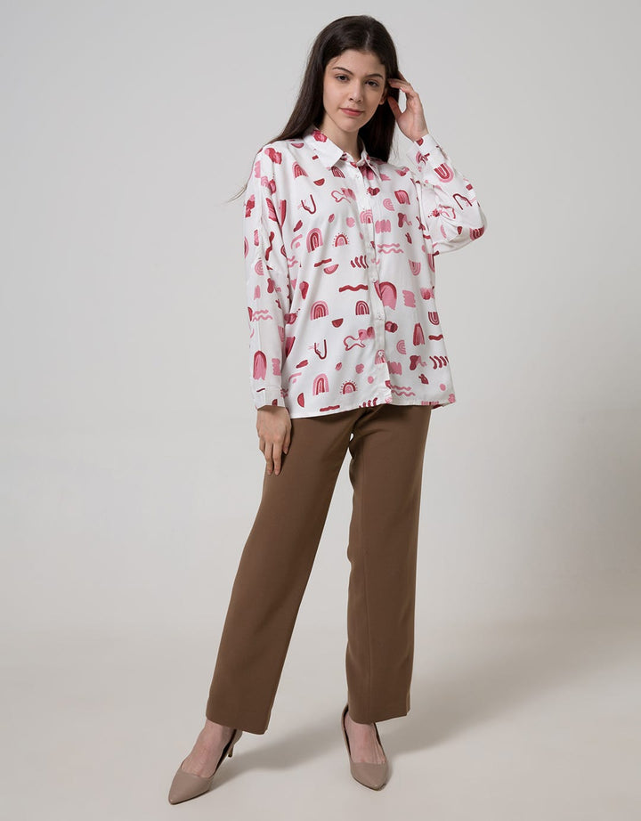 Nevada Long Sleeve Shirt Oversized Print