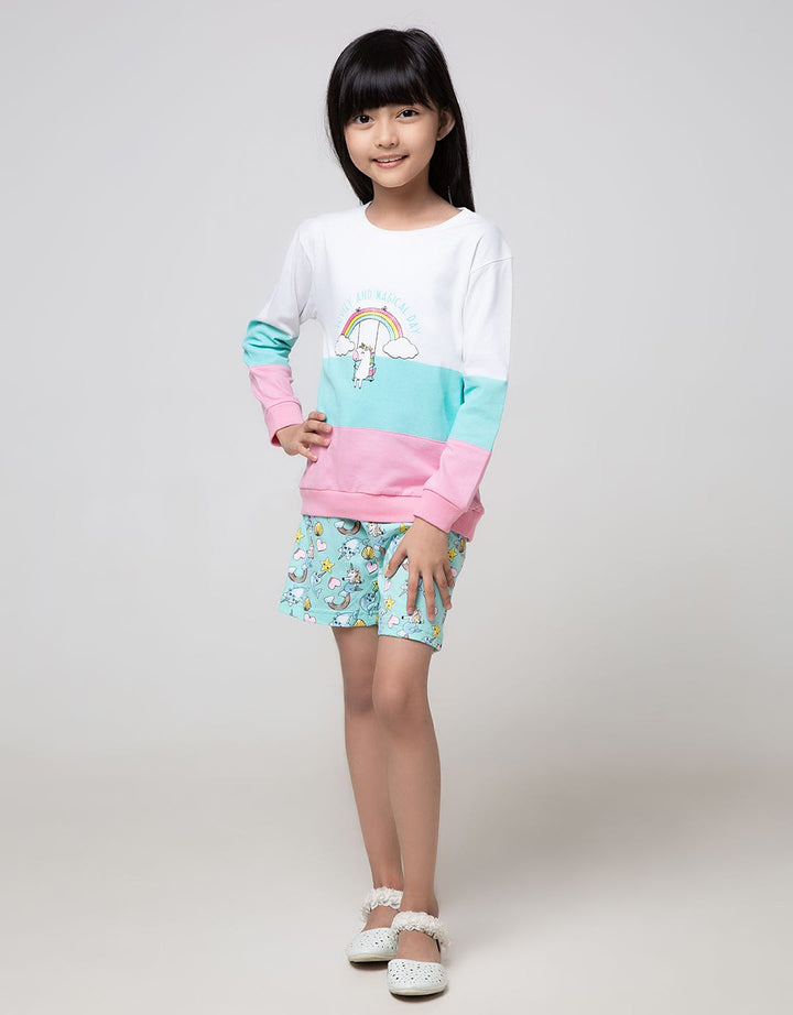 Little M Long Sleeve T-Shirt Love Rainbow Unicorn