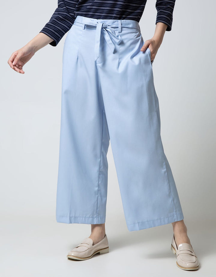 Nevada Long Pants Woven Solid W Rope Belt