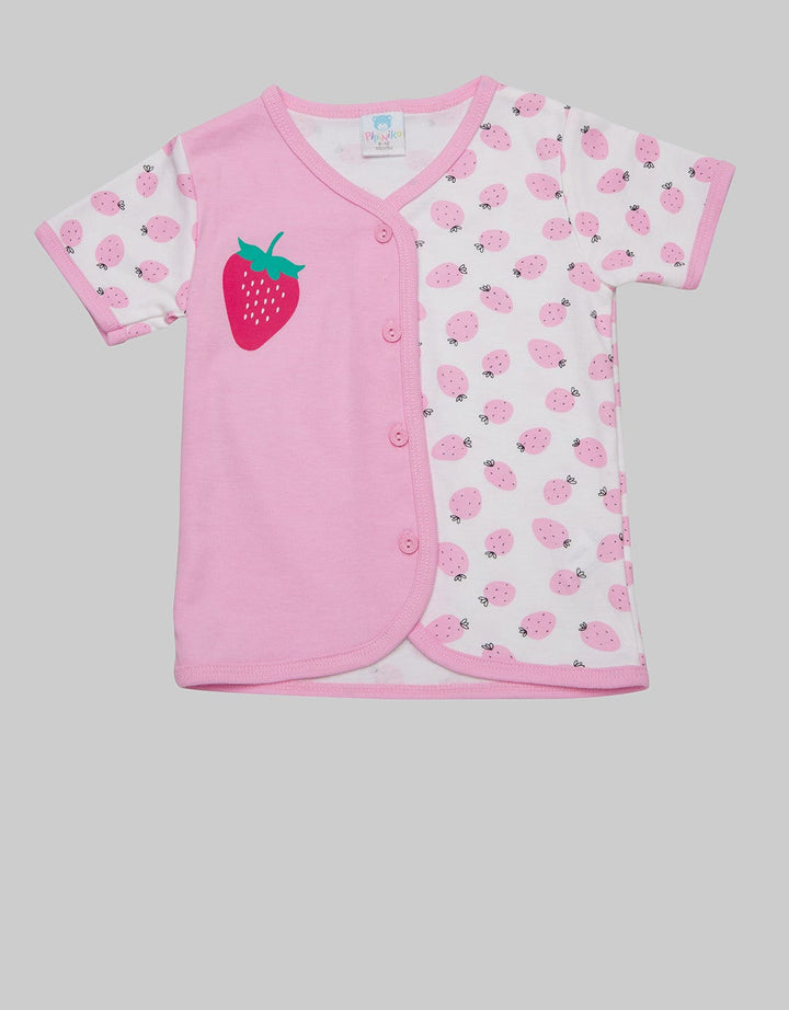 Pipiniko Short Sleeve T-Shirt Strawberry Bdunic