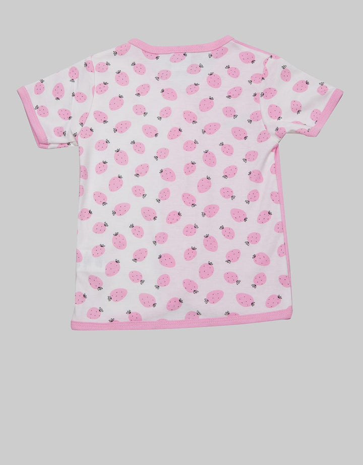Pipiniko Short Sleeve T-Shirt Strawberry Bdunic