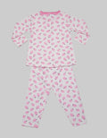 Pipiniko Top - Bottom Set Strawberry Pyunic Pajamas