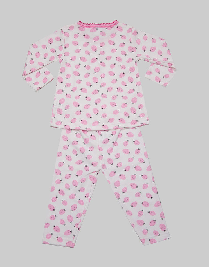 Pipiniko Top - Bottom Set Strawberry Pyunic Pajamas