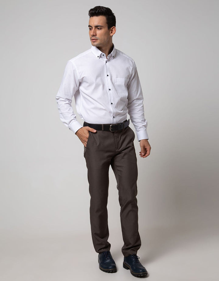 Alisan Long Sleeve Shirt Texture Dobby