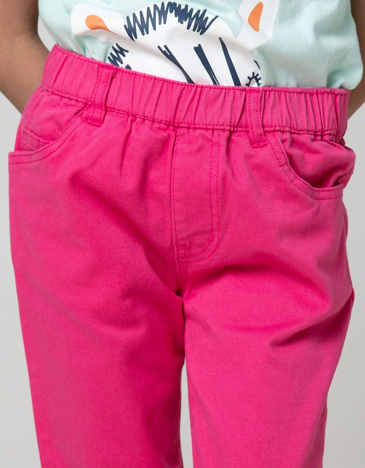 Little M Long Pants Jegg Embroidered Bunny