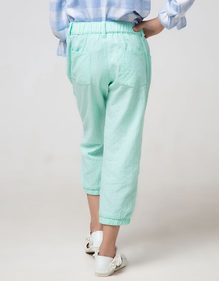 Little M Jogger Woven Stripe