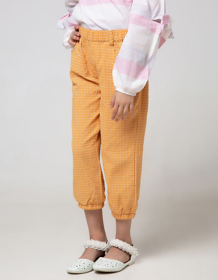 Little M Jogger Woven Checkered