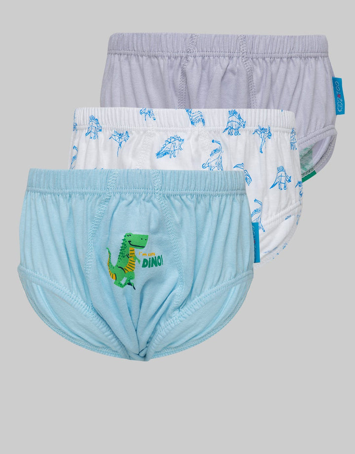 Kidz Too Brief Pack Of 3 Boys Underwear