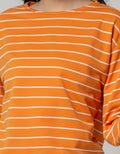 Connexion Casual Long Sleeve T-shirt Stripes Combi
