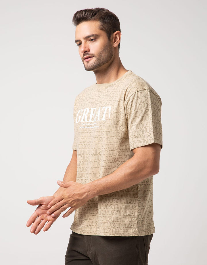 T Zone Tshirt Short Sleeve Fullprint Great