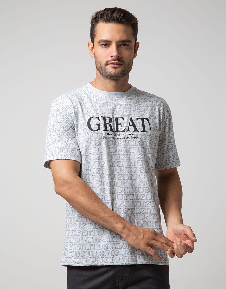 T Zone Tshirt Short Sleeve Fullprint Great