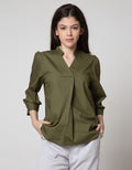 Connexion Formal Blouse V Neck